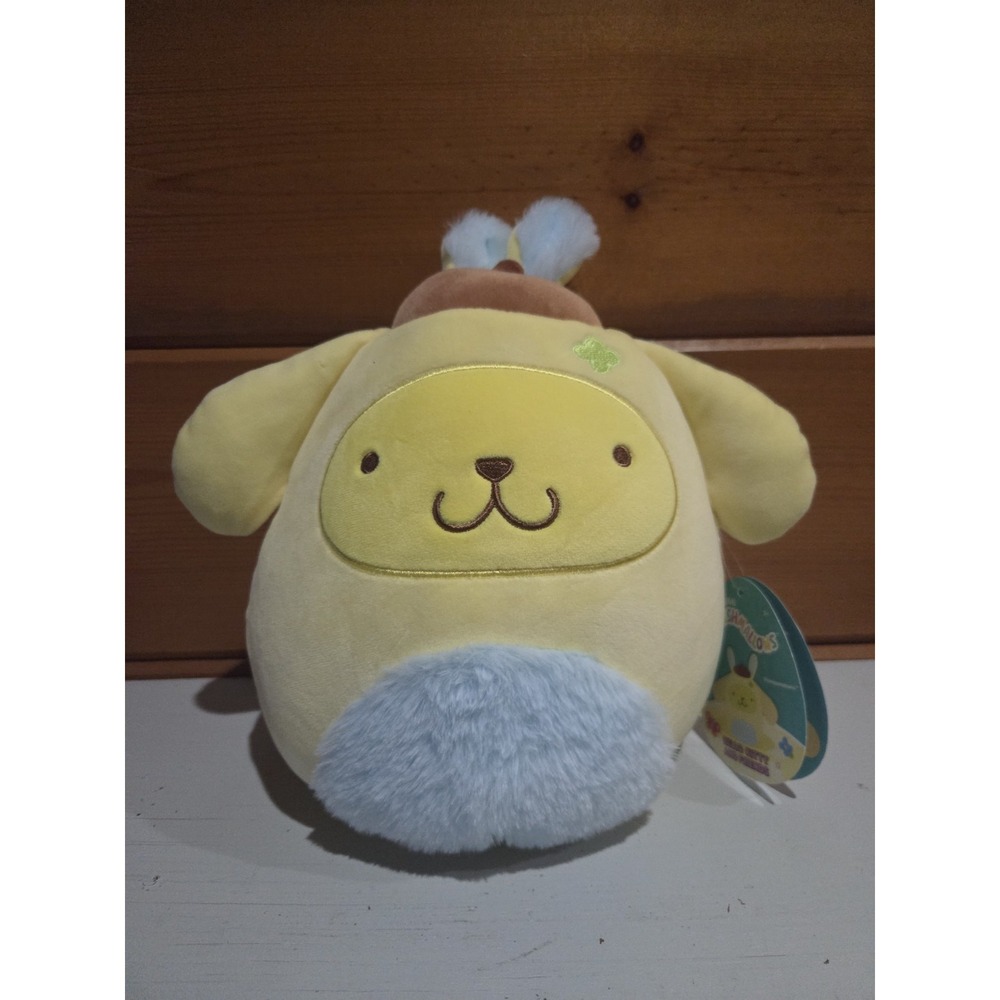 Squishmallow Hello Kitty Plush Sanrio Pompompurin 8" Easter 2024 NWT NEW D41